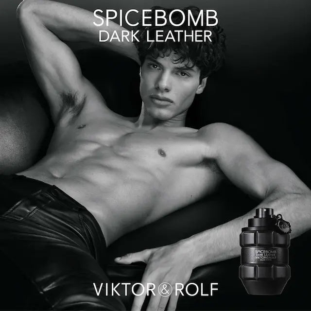 Viktor & Rolf Spicebomb Dark Leather Eau de Parfum 90ml 3.04 fl oz Intense Leather Spicy Men’s Perfume