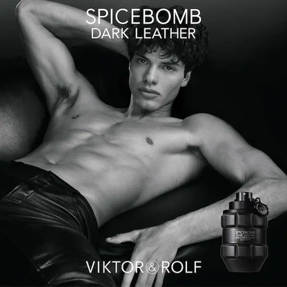 Viktor & Rolf Spicebomb Dark Leather Eau de Parfum 90ml 3.04 fl oz Intense Leather Spicy Men’s Perfume