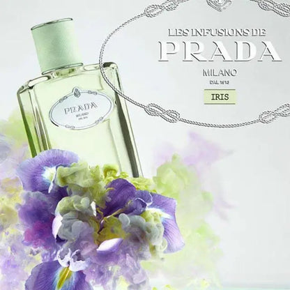 Les Infusions de Prada Milano Infusion d’Iris Eau de Parfum 100ml 3.3 fl oz Unisex Powdery Floral Luxury Fragrance