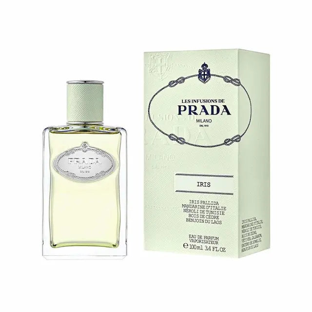 Les Infusions de Prada Milano Infusion d’Iris Eau de Parfum 100ml 3.3 fl oz Unisex Powdery Floral Luxury Fragrance