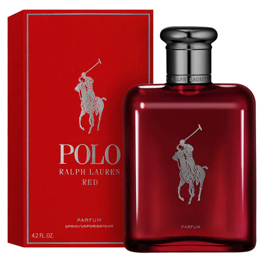 Polo Ralph Lauren Red Parfum 125ml 4.2 fl oz Men’s Woody Spicy Long Lasting Luxury Fragrance