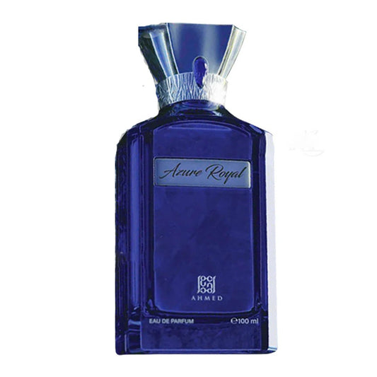 Ahmed Al Maghribi Azure Royal Eau De Parfum 100ml – Fresh Aquatic Woody Perfume for Men & Women