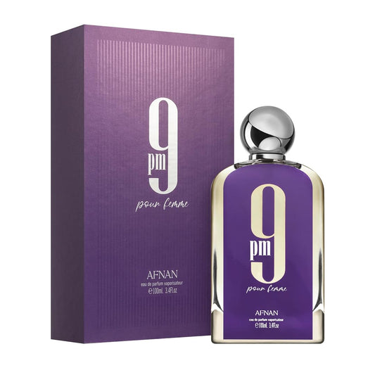 AFNAN 9PM Pour Femme EDP 100ml – Sensual Sweet Floral Perfume for Women