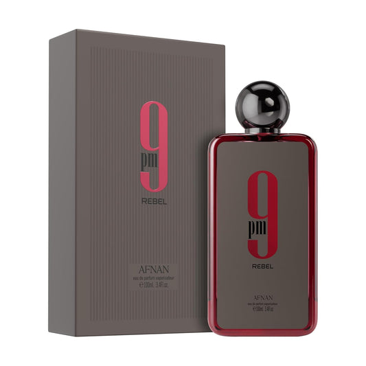 AFNAN 9PM Rebel EDP 100ml – Bold Spicy Woody Perfume for Unisex