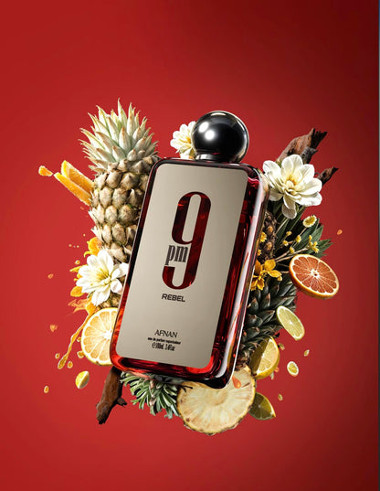 AFNAN 9PM Rebel EDP 100ml – Bold Spicy Woody Perfume for Unisex