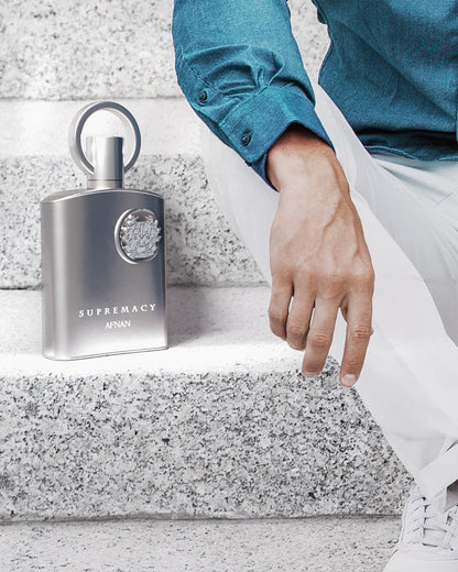Afnan Supremacy Silver Eau De Parfum 100ml – Fresh & Masculine Perfume for Men