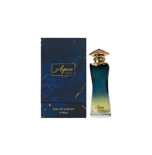 Ahmed Al Maghribi Aqua Oud Eau De Parfum 90ml – Fresh Aquatic Oud Perfume for Men