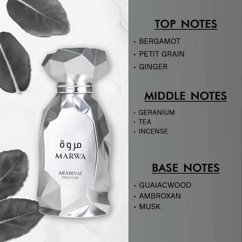 Arabiyat Prestige Marwa Eau De Parfum 100ml For Men – Long-Lasting Woody Aromatic Luxury Designer Fragrance