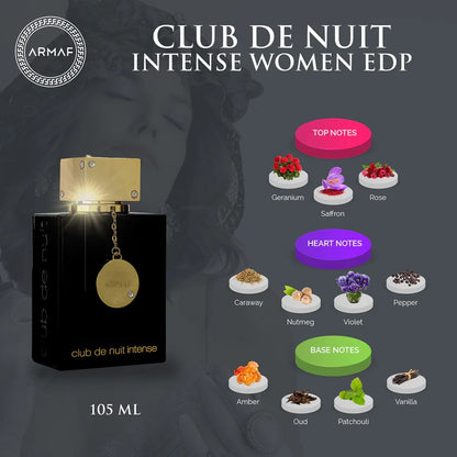 Armaf Club De Nuit Intense Eau De Parfum for Women 105ML – Captivating & Sophisticated