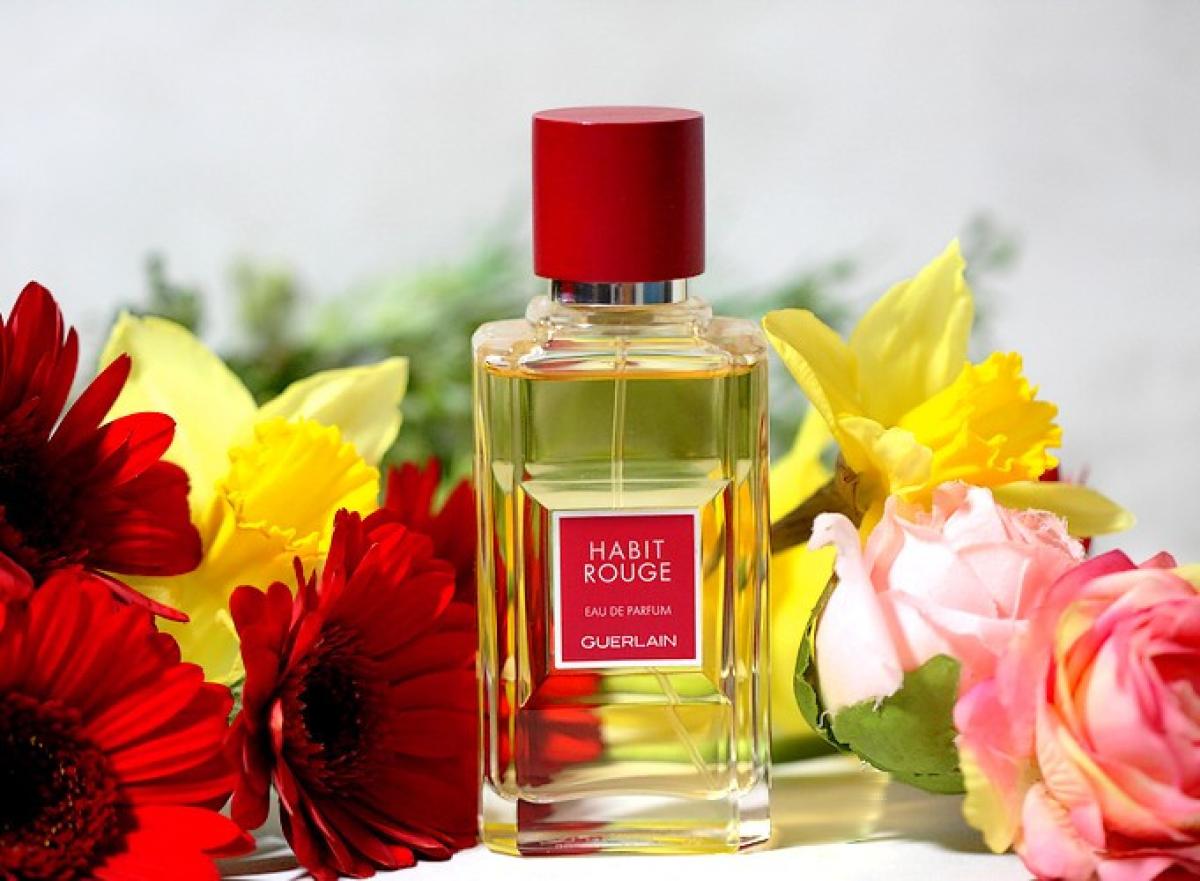 Guerlain Habit Rouge Eau de Toilette for Men 100ml – Warm Oriental Citrus Luxury Fragrance