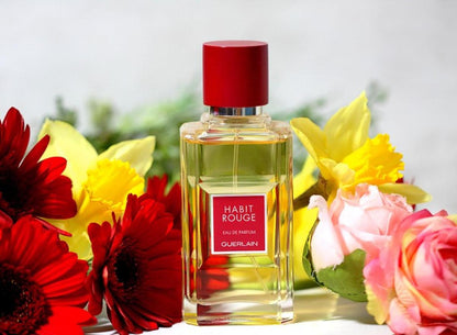 Guerlain Habit Rouge Eau de Toilette for Men 100ml – Warm Oriental Citrus Luxury Fragrance
