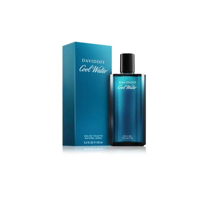 Davidoff Cool Water Eau de Toilette for Men 125ml – Fresh Aquatic Aromatic Fragrance