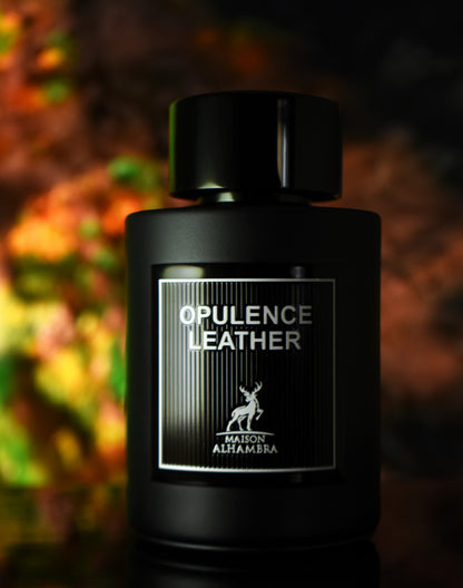 Maison Alhambra Opulence Leather Eau de Parfum – Smoky Leather Luxury Unisex Fragrance