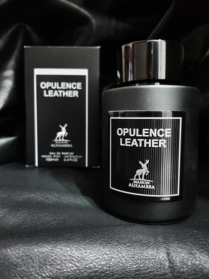 Maison Alhambra Opulence Leather Eau de Parfum – Smoky Leather Luxury Unisex Fragrance