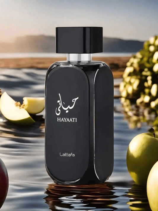 Lattafa Hayaati Black Eau de Parfum 100ml – Woody Spicy Men’s Luxury Fragrance
