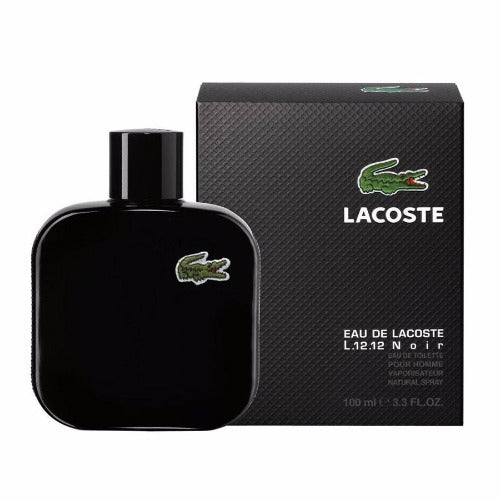 Lacoste L.12.12 Noir Intense Eau de Toilette for Men 100ml – Warm Woody Aromatic Fragrance