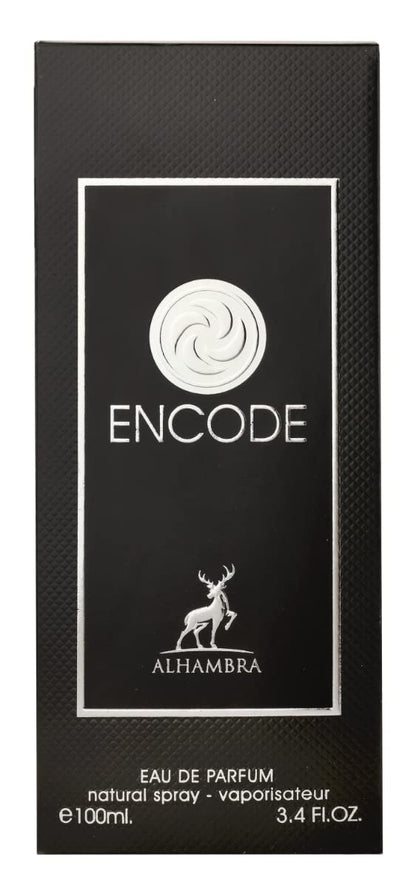 Maison Alhambra Encode Eau De Parfum – Bold & Masculine Woody Amber Fragrance for Men 100ml