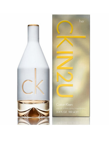 Calvin Klein CK IN2U for Women Eau de Toilette 100ml – Floral Citrus Fragrance