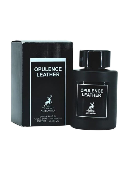 Maison Alhambra Opulence Leather Eau de Parfum – Smoky Leather Luxury Unisex Fragrance