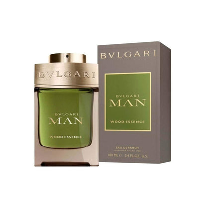 Bvlgari Man Wood Essence Eau de Parfum 100ml 3.4 fl oz U.S. Men’s Fresh Woody Citrus Long Lasting Fragrance