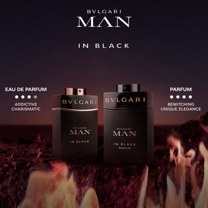 Bvlgari Man In Black Eau de Parfum 100ml 3.4 fl oz U.S. Men’s Intense Spicy Amber Long Lasting Luxury Fragrance