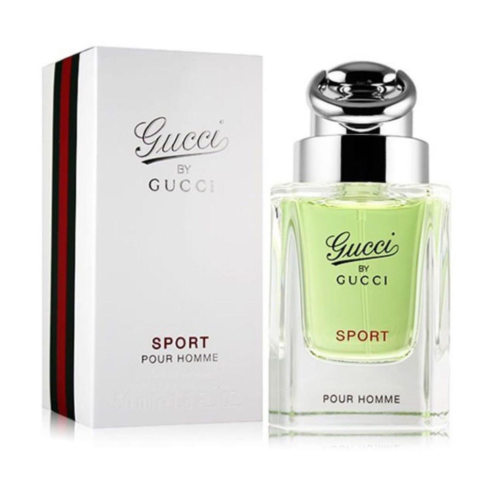 Gucci by Gucci Sport pour Homme perfume bottle and packaging on a white background Gucci by Gucci Sport Pour Homme Eau de Toilette 90 ml (3 fl.oz)