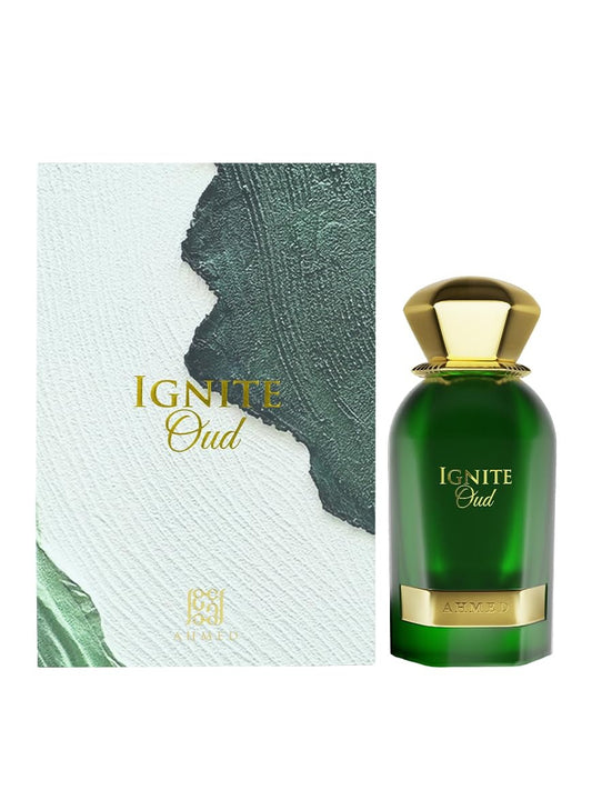 Ahmed Ignite Oud Eau De Parfum 60ml – Intense Smoky Oud Perfume for Men by Ahmed Al Maghribi