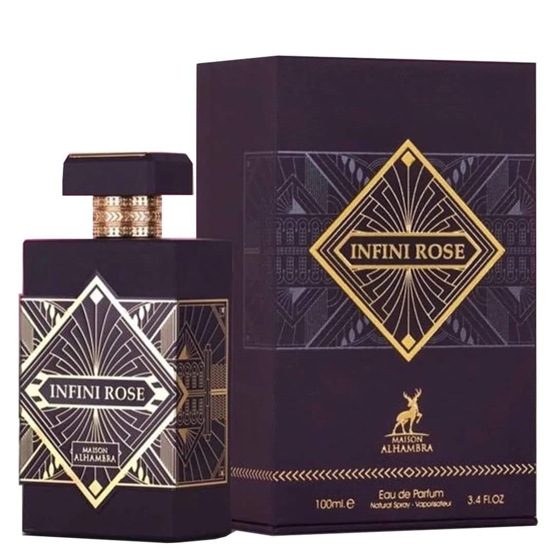 Infini Rose by Maison Alhambra – 100ML EDP | Luxury Rose Perfume