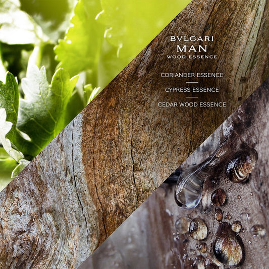 Bvlgari Man Wood Essence Eau de Parfum 100ml 3.4 fl oz U.S. Men’s Fresh Woody Citrus Long Lasting Fragrance