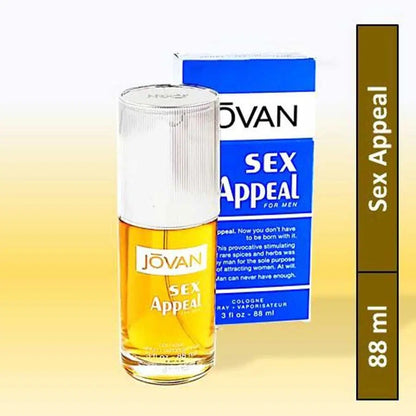 Jovan Sex Appeal Eau de Cologne for Men – Bold & Sensual Scent – 88ml