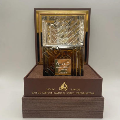 Lattafa Khamrah Qahwa Long Lasting Eau de Parfum – 100ml for Unisex