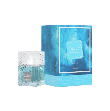 Lattafa Khamrah Waha Eau De Parfum 100ml for Men and Women Premium Luxury Long Lasting Warm Spicy Sweet Gourmand Unisex Fragrance