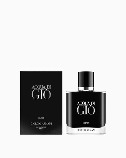 Acqua di Giò Giorgio Armani Elixir 100ml 3.3 oz Parfum for Men Intense Woody Aromatic Luxury Fragrance