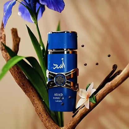 Lattafa Asad Zanzibar Long Lasting Unisex Eau de Parfum Spray – 100ml