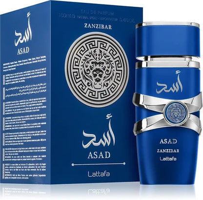 Lattafa Asad Zanzibar Long Lasting Unisex Eau de Parfum Spray – 100ml