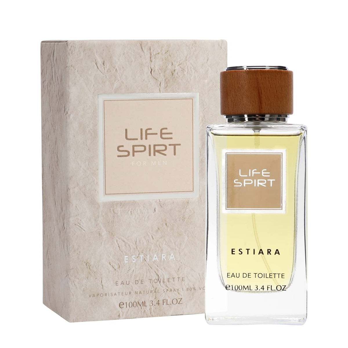 Estiara Life Spirit Eau De Toilette 100ml for Men Premium Modern Fresh Masculine Fragrance