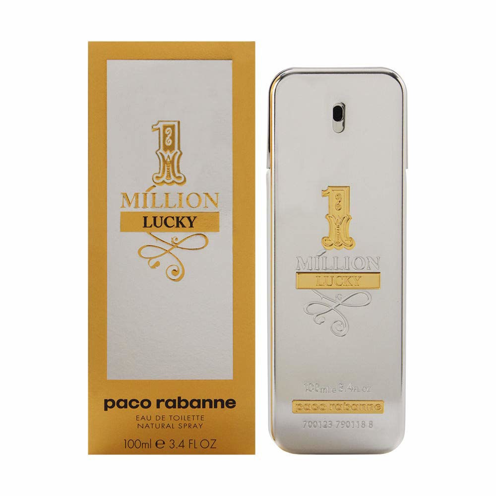 Paco Rabanne 1 Million Lucky Eau de Toilette for Men – 100ml | Long-Lasting Fresh & Woody Scent