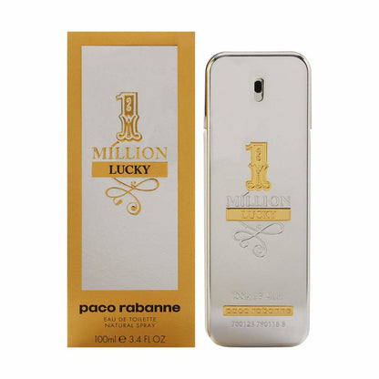 Paco Rabanne 1 Million Lucky Eau de Toilette for Men – 100ml | Long-Lasting Fresh & Woody Scent