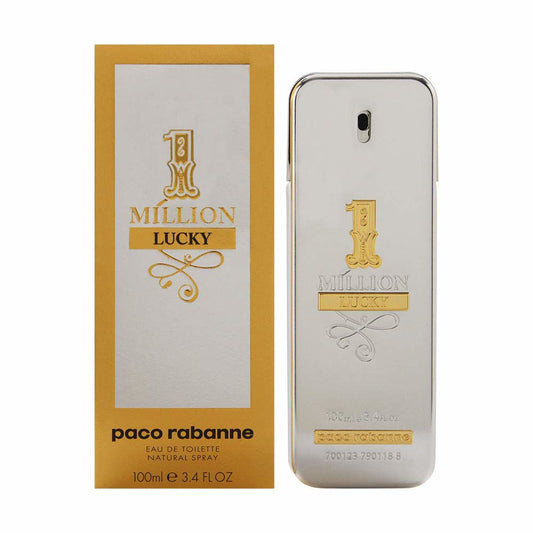 Paco Rabanne 1 Million Lucky Eau de Toilette for Men – 100ml | Long-Lasting Fresh & Woody Scent