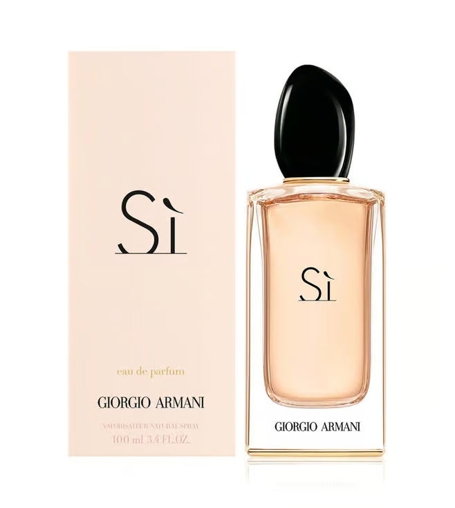 Giorgio Armani Sì Eau de Parfum 100ml 3.4 fl oz Women’s Chypre Fruity Blackcurrant Vanilla Luxury Perfume