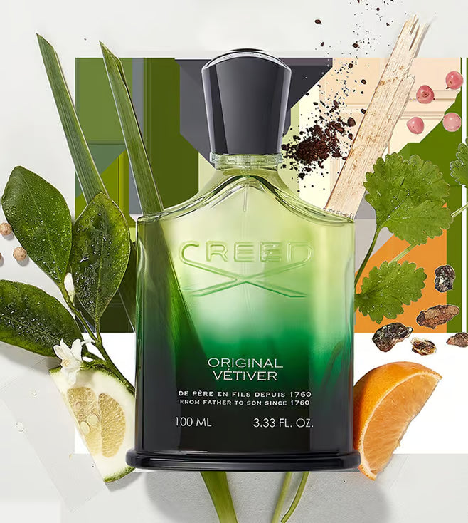 Creed Original Vetiver Eau de Parfum 100ml 3.3 fl oz Men’s Fresh Green Woody Luxury Niche Perfume