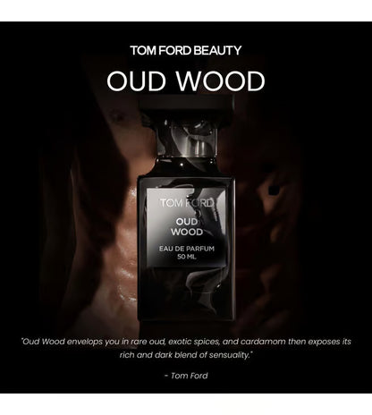 Tom Ford Oud Wood Eau de Parfum 100ml 3.4 fl oz Luxury Unisex Woody Spicy Niche Fragrance