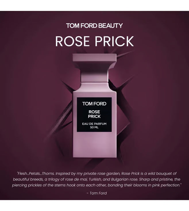 Tom Ford Rose Prick Eau de Parfum 100ml 3.4 fl oz Luxury Unisex Floral Spicy Niche Fragrance