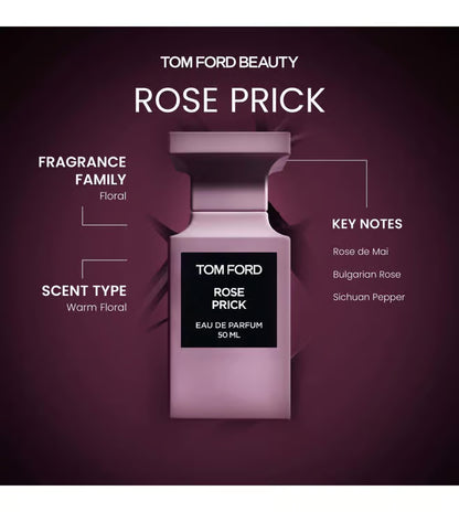 Tom Ford Rose Prick Eau de Parfum 100ml 3.4 fl oz Luxury Unisex Floral Spicy Niche Fragrance