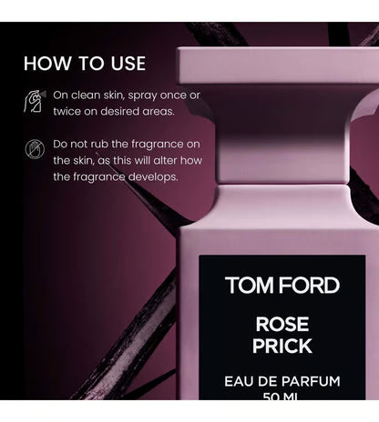 Tom Ford Rose Prick Eau de Parfum 100ml 3.4 fl oz Luxury Unisex Floral Spicy Niche Fragrance