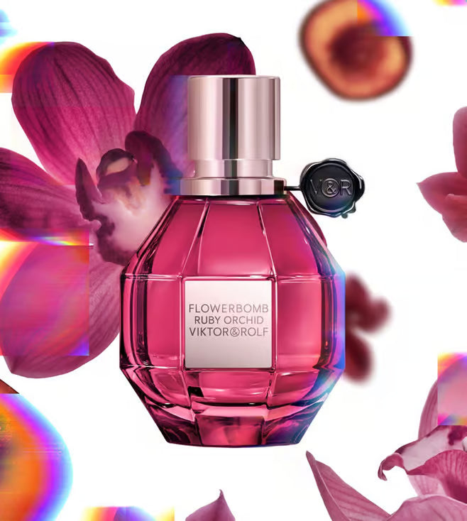 Viktor & Rolf Flowerbomb Ruby Orchid Eau de Parfum 100ml 3.4 fl oz Women’s Sweet Floral Fruity Perfume