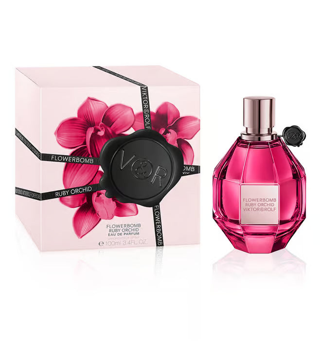 Viktor & Rolf Flowerbomb Ruby Orchid Eau de Parfum 100ml 3.4 fl oz Women’s Sweet Floral Fruity Perfume