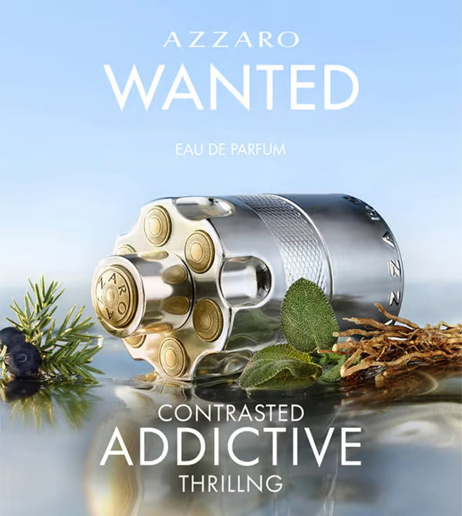 Azzaro Wanted Eau de Parfum 100ml 3.4 fl oz Men’s Intense Woody Spicy Fragrance for Evening and Date Wear