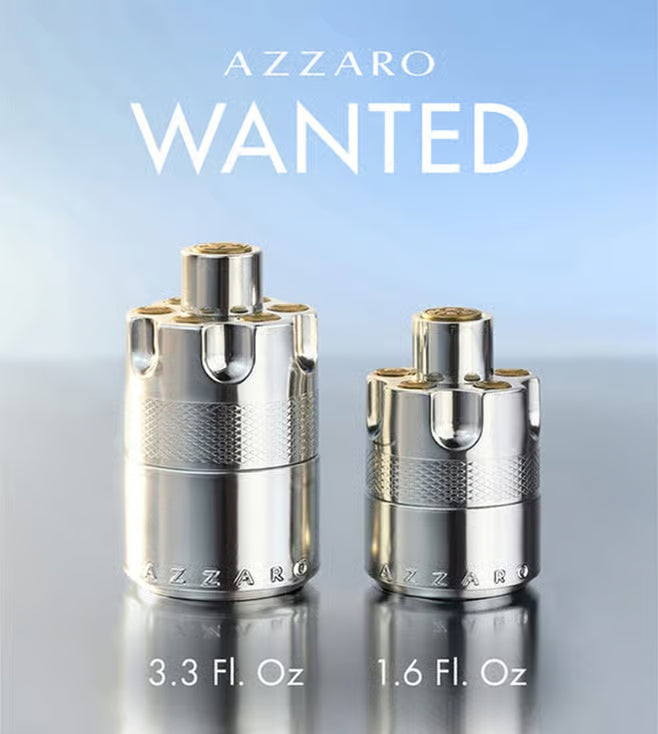 Azzaro Wanted Eau de Parfum 100ml 3.4 fl oz Men’s Intense Woody Spicy Fragrance for Evening and Date Wear