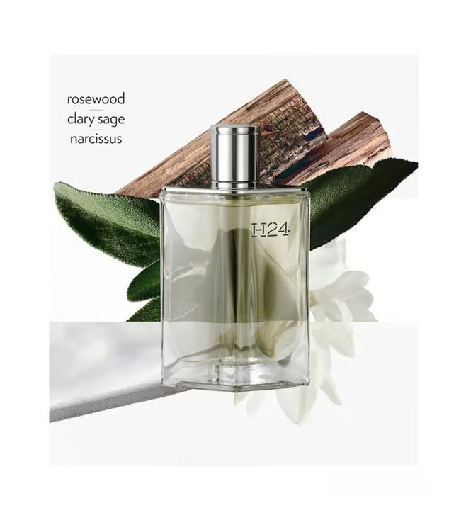 Hermès H24 Eau de Toilette for Men 100ml Fresh Green Aromatic Perfume